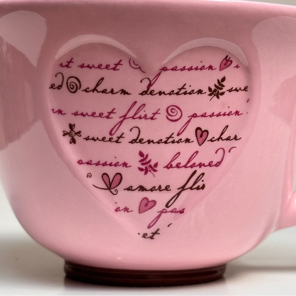 Starbucks 2006 VALENTINE HEART COFFEE Tea Cup MUG Sweet Passion Love Amore Flirt - Picture 7 of 11